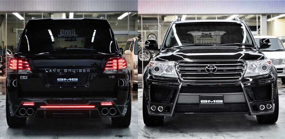 Toyota Land Cruiser Berbaju Gombrang Merek GMG88
