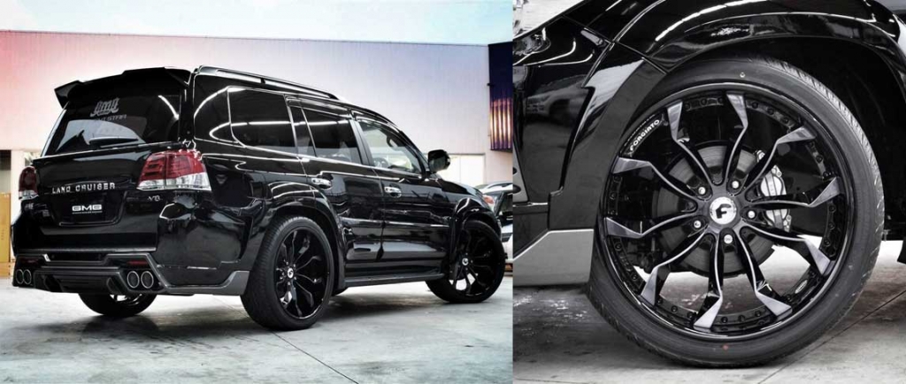 Toyota Land Cruiser Berbaju Gombrang Merek GMG88