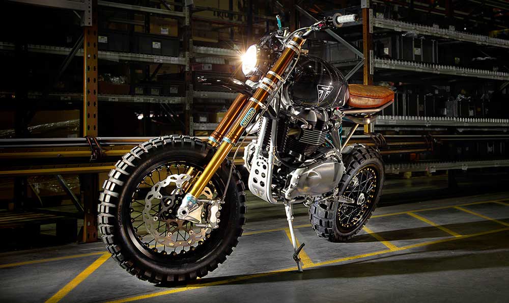 Triumph Bonneville Disulap jadi <i>Classic Scrambler</i>