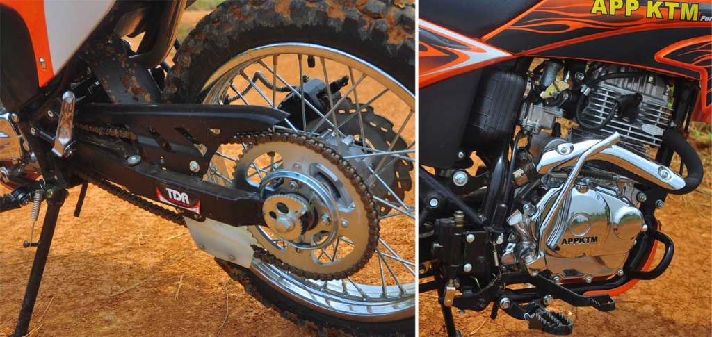 APPKTM Power Trex GTX 150, Motor Trail Murah Fitur Berlimpah