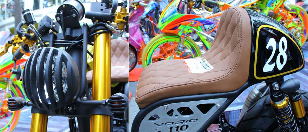 Matic Cafe Racer Garapan Ivan, Tetap Utamakan <i>Safety</i>  