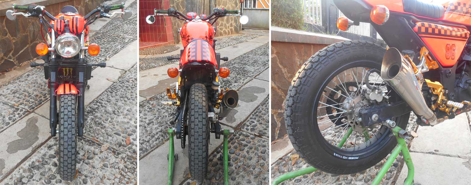 Keluar dari Pakem, Kawasaki Ninja 250 jadi Cafe Racer