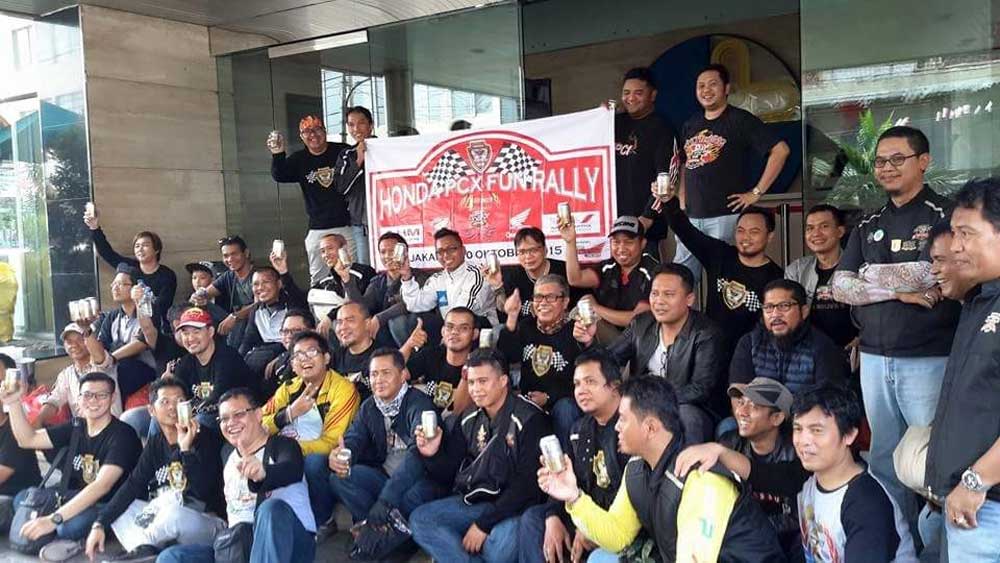 Honda PCX Club Indonesia Gelar <i>Fun Rally</i> Kelilingi Jakarta  