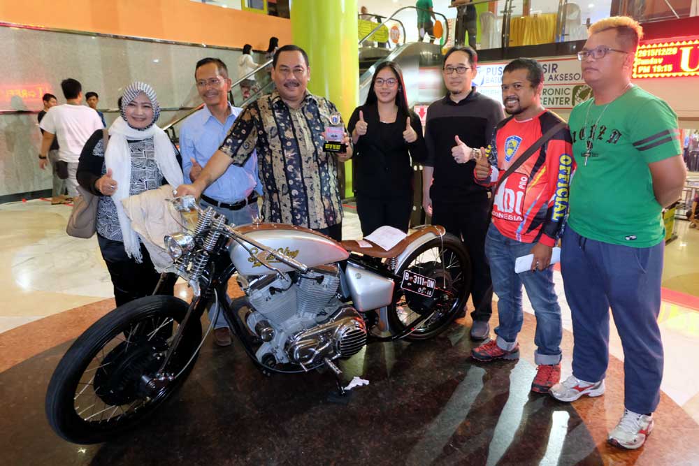 Unik, Kontes Modifikasi Motor ini Berlangsung di Mall