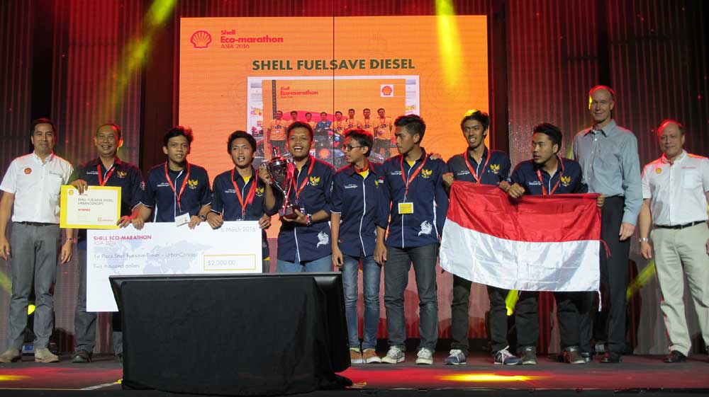 Sapu Angin ITS Juara Shell Eco Marathon 2016 di Filipina