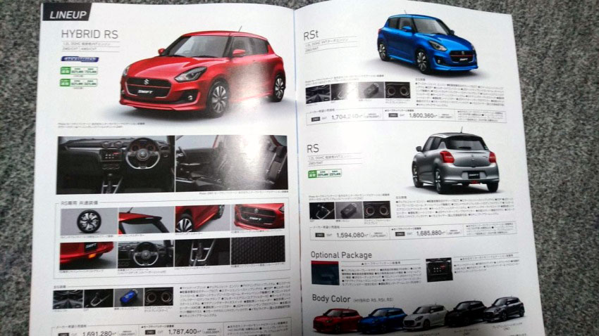 Brosur Suzuki Swift Terbaru Sudah Tersebar