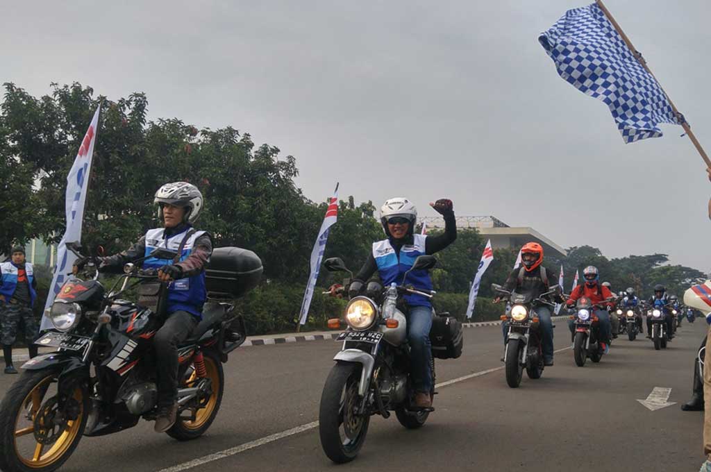 Suzuki GSX-S150 Bersiap Pecahkan Rekor MURI