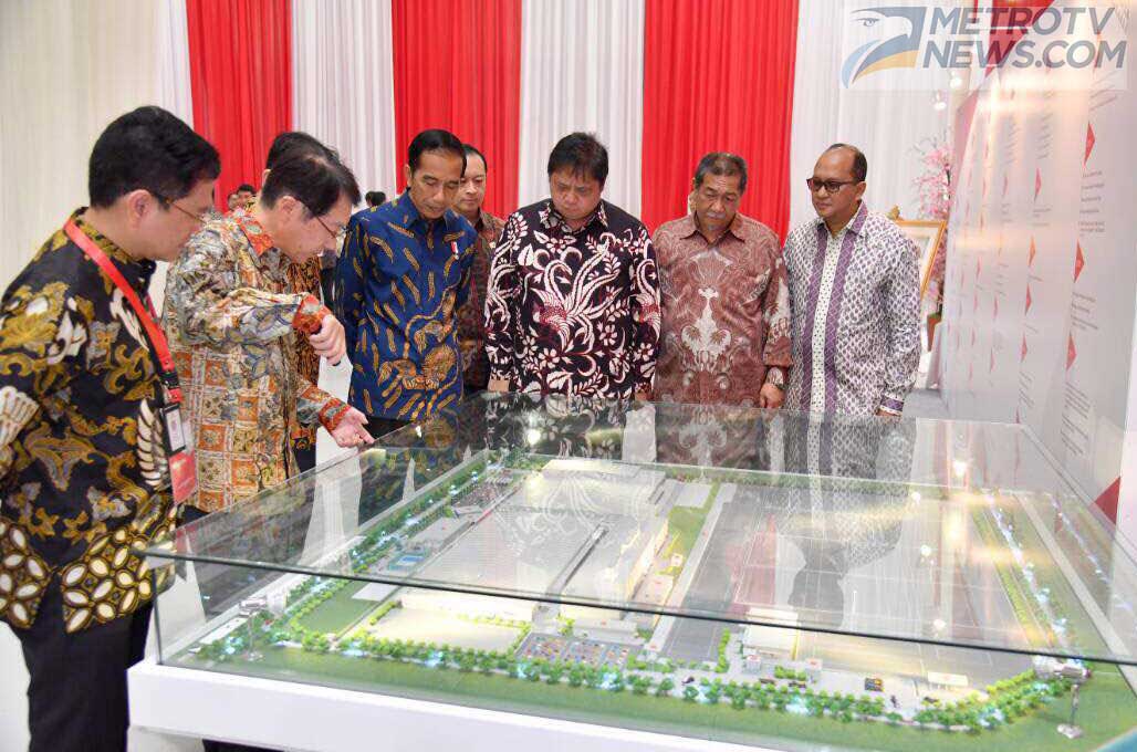 Jokowi Resmikan Pabrik Mitsubishi di Cikarang