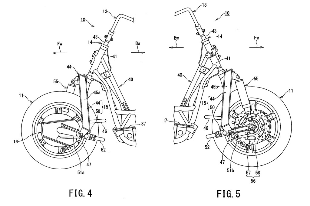 Suzuki Patenkan Desain Skutik Berpenggerak Dua Roda