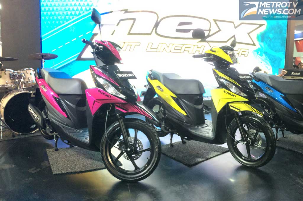 Dua Skutik Suzuki Meluncur di Jakarta Fair