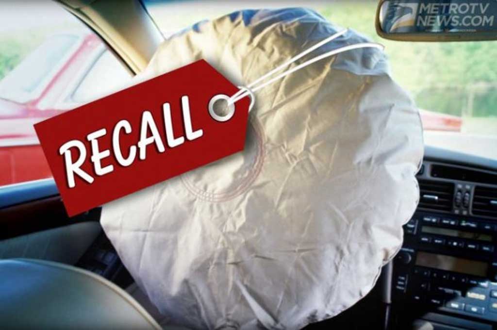 Takata Tambah <i>Recall</i> 2,7 Unit <i>Airbag</i> Bermasalah