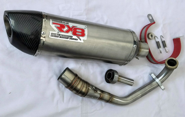 RX8 Sodorkan Knalpot Racing Buat Yamaha Xmax 250