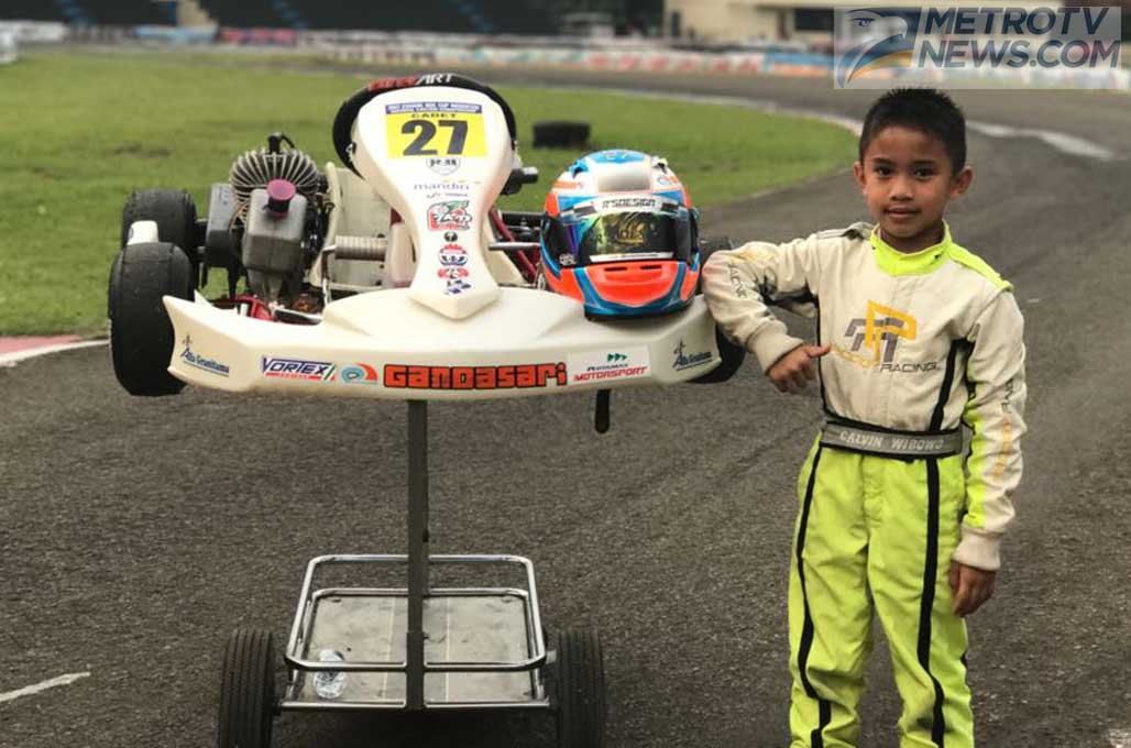 Calvin Wibowo Juara Gokart Termuda 2017
