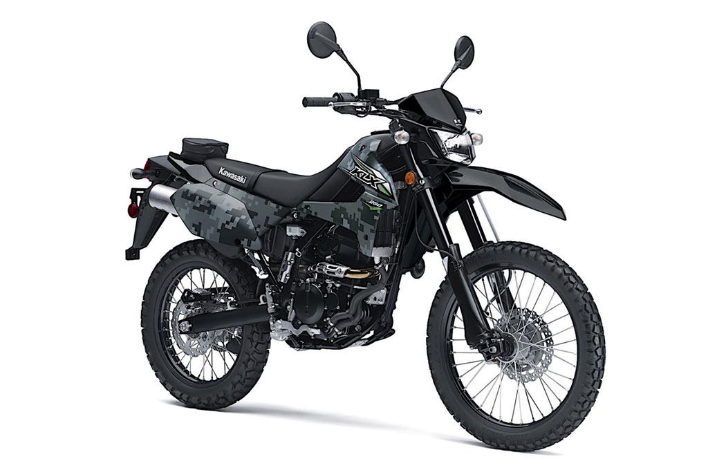 Kawasaki Pasang Corak Militer di KLX250 MY 2018