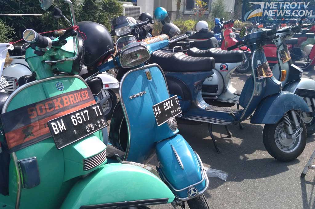 Vespa Tank Mejeng di ISF 2017