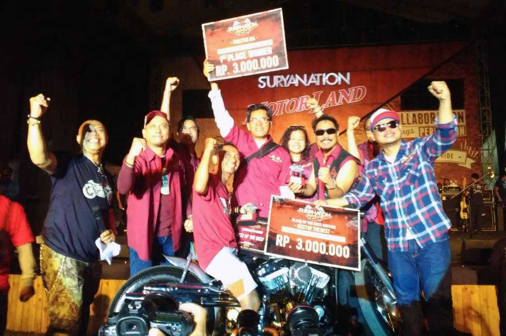 Nyoman Menangi <i>Custom Bike Contest</i> Suryanation Bali