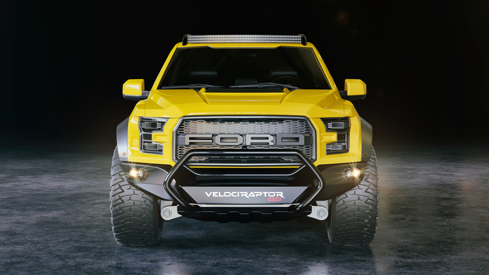 Sangarnya VelociRaptor 6 × 6 Garapan Hennessey