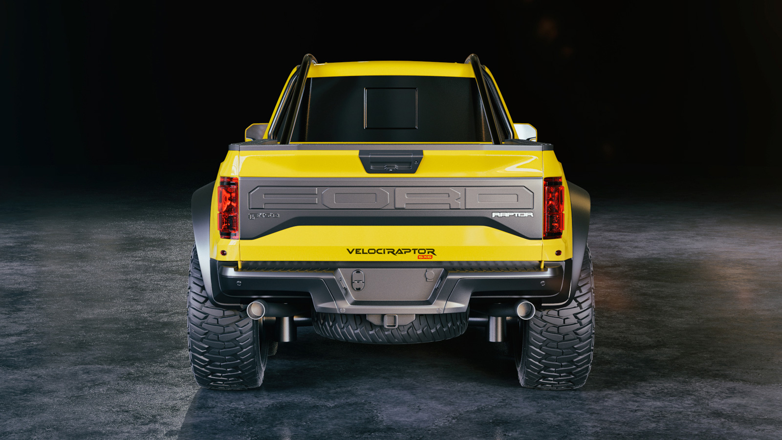 Sangarnya VelociRaptor 6 × 6 Garapan Hennessey