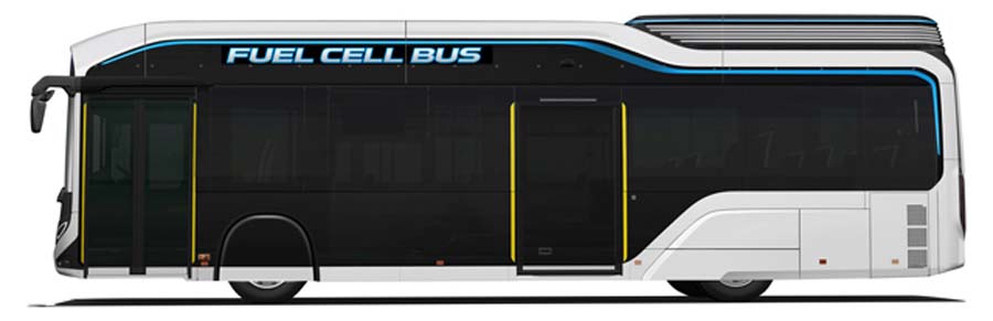 Bus Ramah Lingkungan Toyota Ini Berbahan Bakar Air