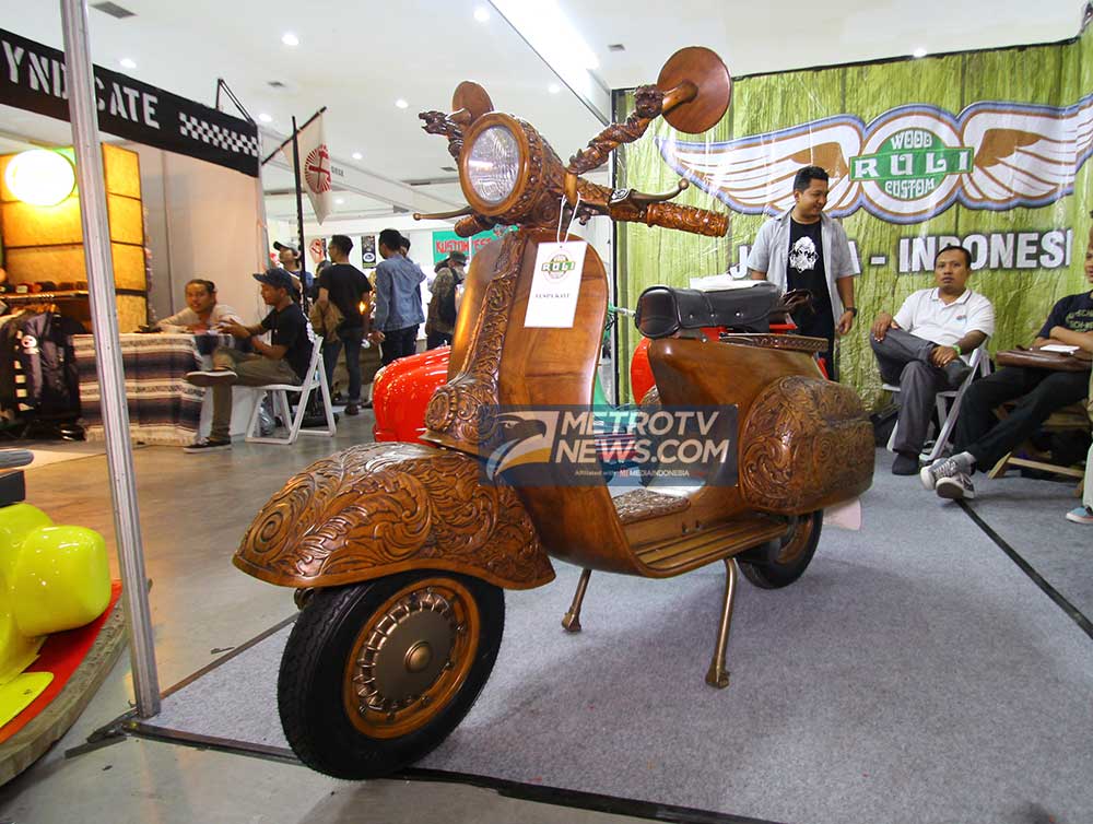 Vespa Kayu, Angkat Budaya Ukir Jepara