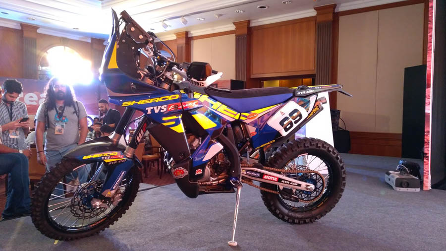 Sherco TVS Siap Turun di Reli Dakar 2018