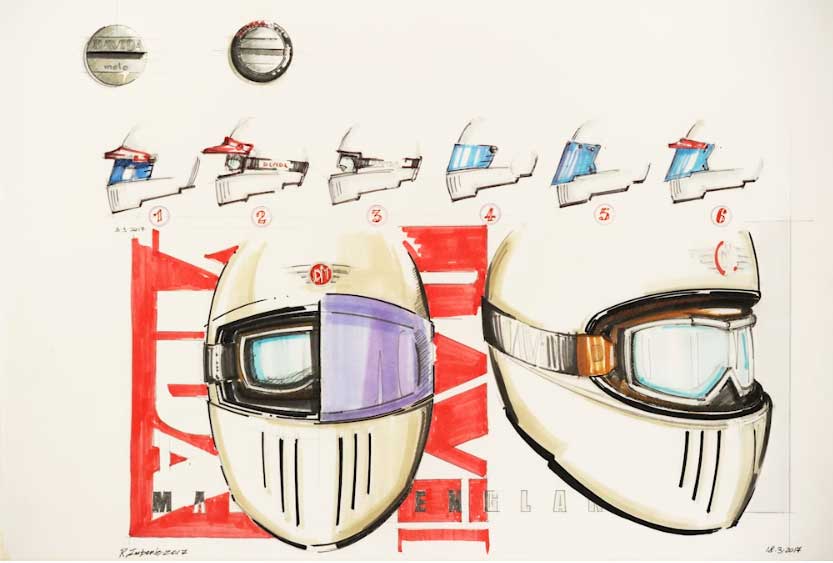 Davida Koura, Helm Motor Berteknologi MotoGP