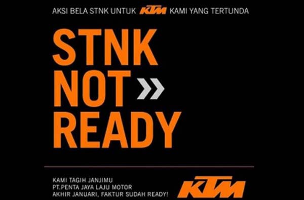 Menunggu 8 Bulan, Konsumen Baru Terima STNK Resmi dari KTM