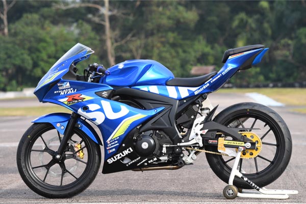 Inilah Sosok Suzuki GSX-R150 Pacuan Pembalap SAC 2017