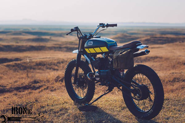 Yamaha RX100 Tracker, Sang Penjelajah Ringan Bernama Baby Blue