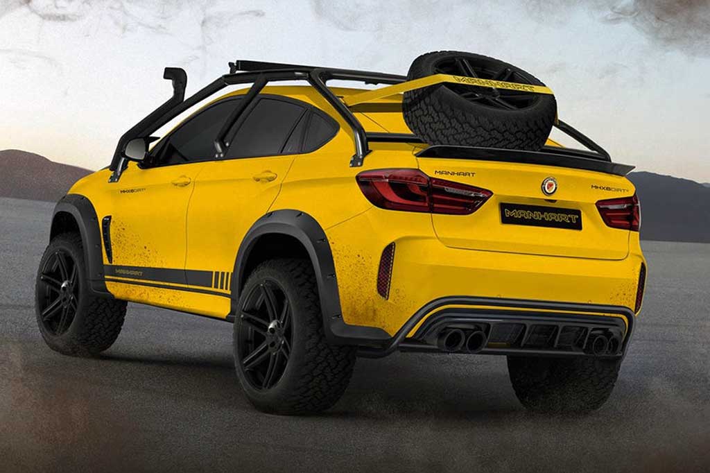 BMW X6M Garapan Manhart, Pede Bergaya Off Road