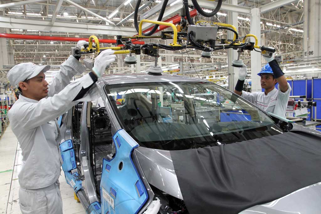Intip Pabrik Perakitan Mitsubishi di Cikarang