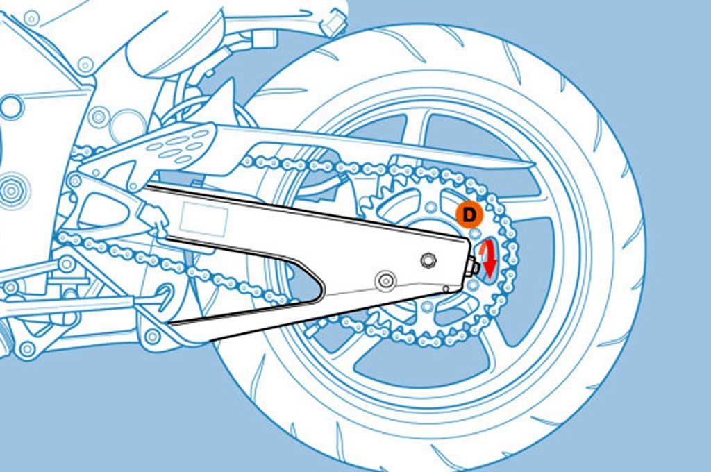 Cara Mudah Setel Rantai Sepeda Motor