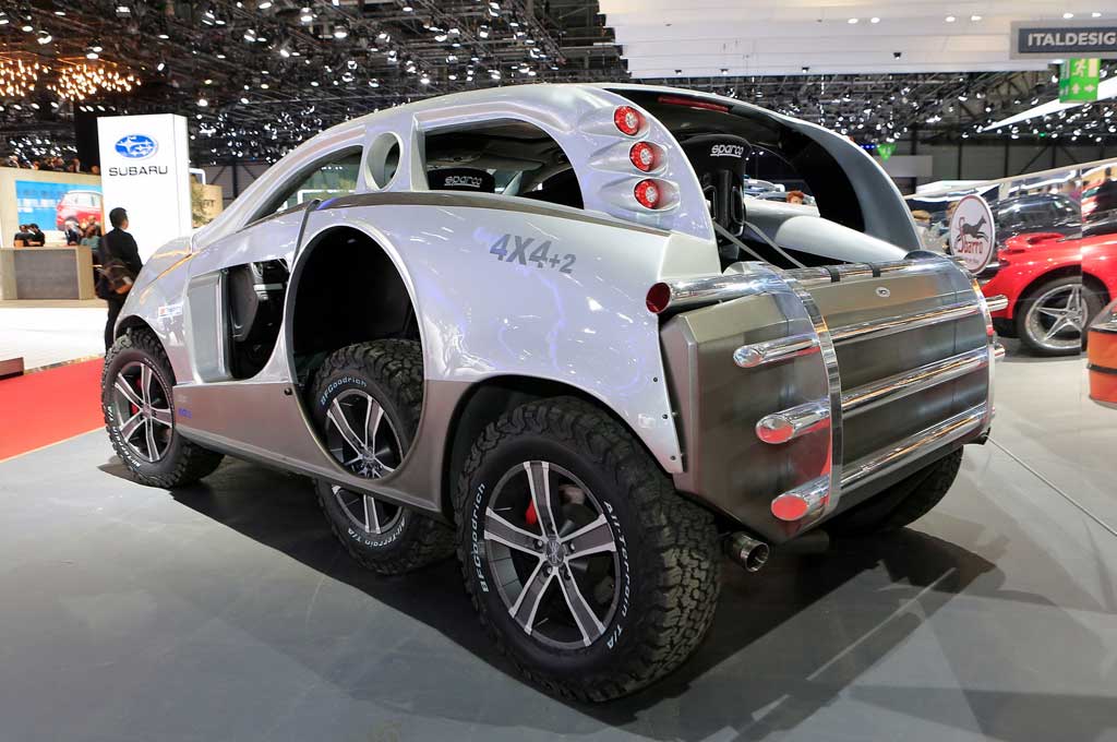 Sbarro 4×4+2 Concept Mejeng di Geneva Motor Show