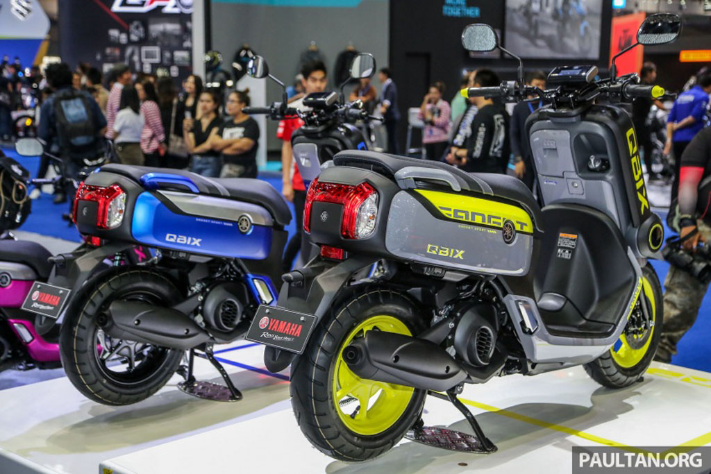 Desain Unik Yamaha QBix, Skuter Khas Perkotaan