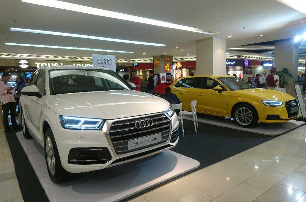 Audi 'Jemput Bola' di Pusat Perbelanjaan