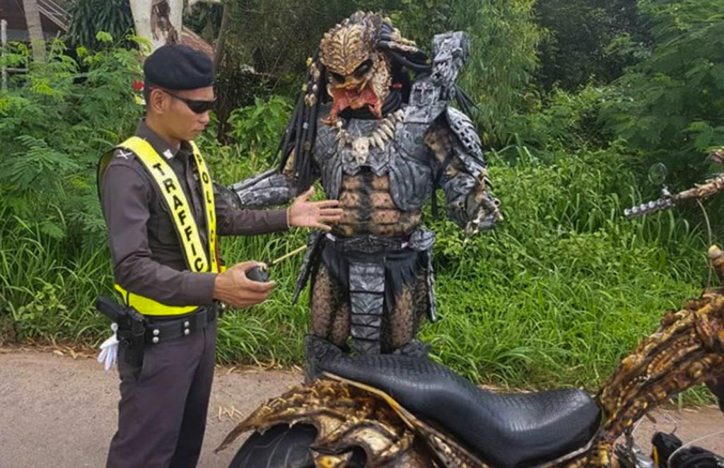 Beginilah Kalau Predator Naik Motor Ditilang Polisi