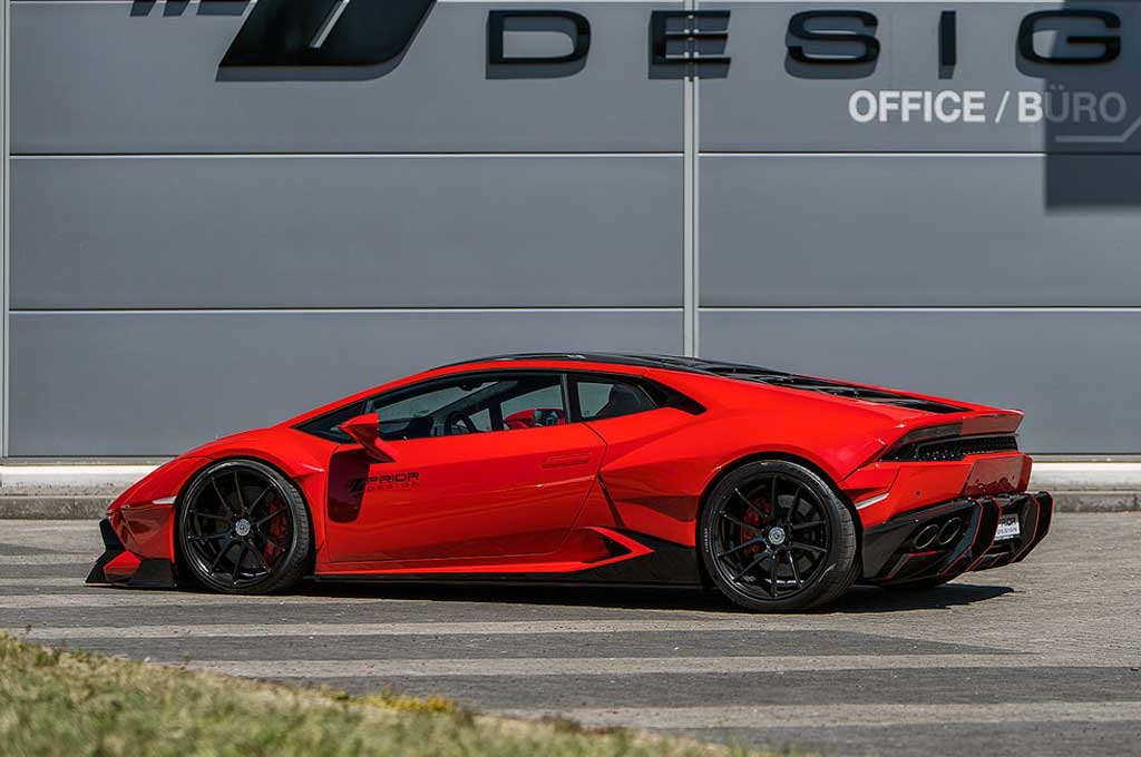 Gaya Lebar Lamborghini Huracan ala Prior Design
