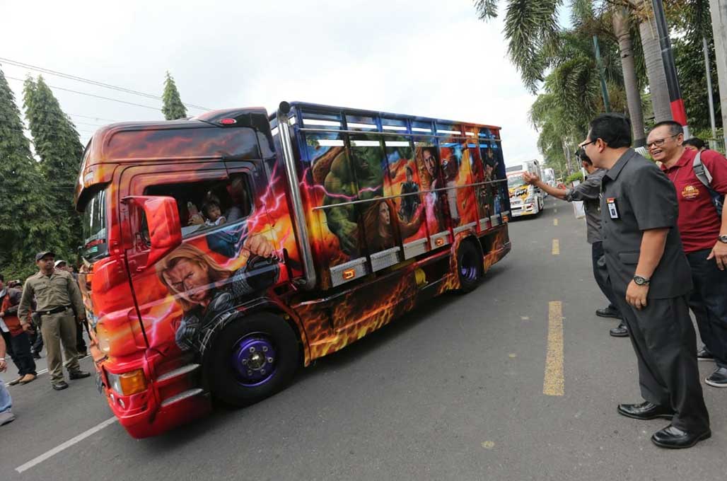 Konvoi Truk Modifikasi, Meriahkan Yogyakarta