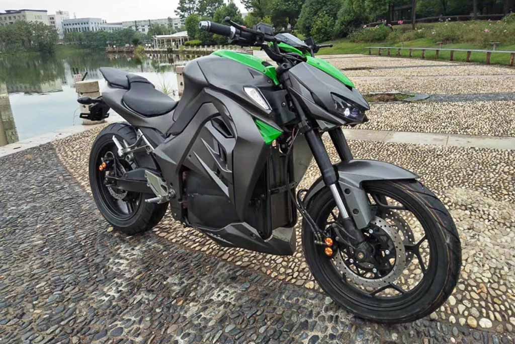 Naked Bike Listrik dari Tiongkok, Tiru Kawasaki Z1000