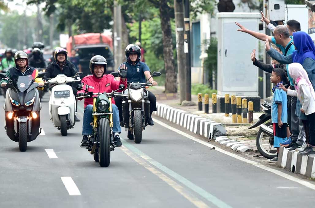 Kerennya Motor Custom Baru Jokowi