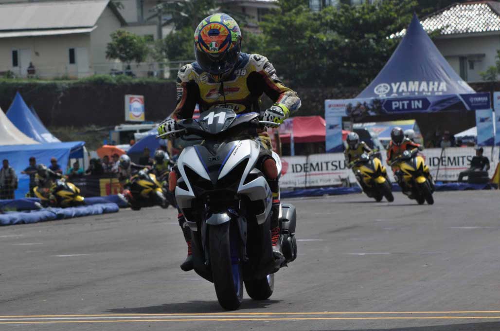 Serunya Kelas Aerox di Yamaha Cup Race Semarang