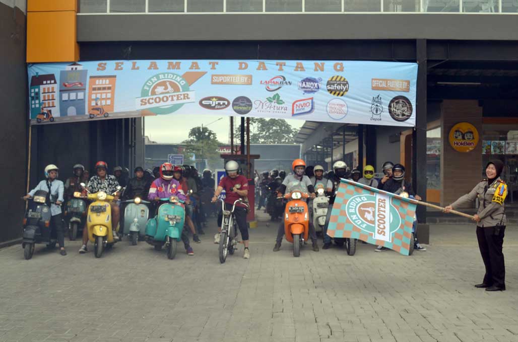Fun Riding Scooter, Kegiatan Pamungkas Kutu Community Di 2018