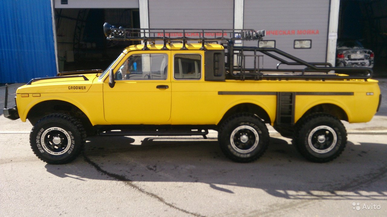 Lada Niva 2002 Adopsi Sistem Penggerak 6x6