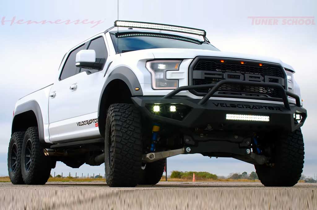<i>Rapper</i> Post Malone Pamer Ford Hennessey VelociRaptor 6×6