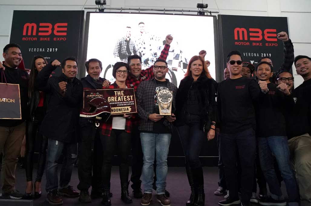 Nebeng di MBE, Suryanation Buka Custom Bike Contest di Italia