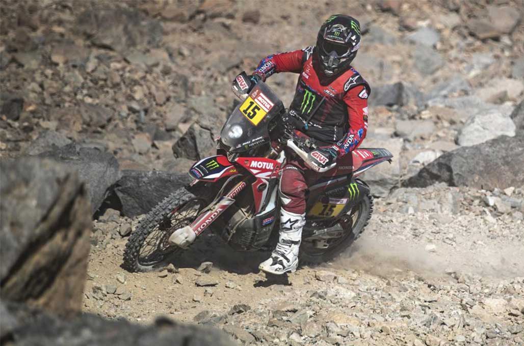 Walkner Menangi Etape-8, Harapan Honda Pupus di 2019
