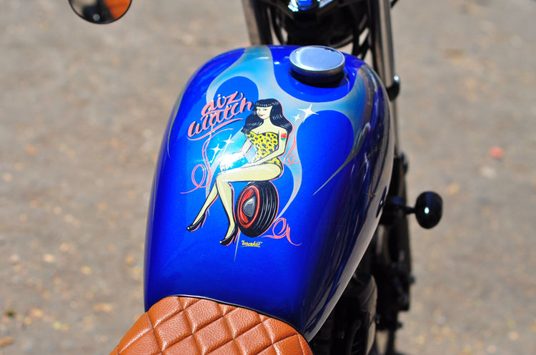 Yamaha Scorpio 2006, Street Tracker Berapi Biru 