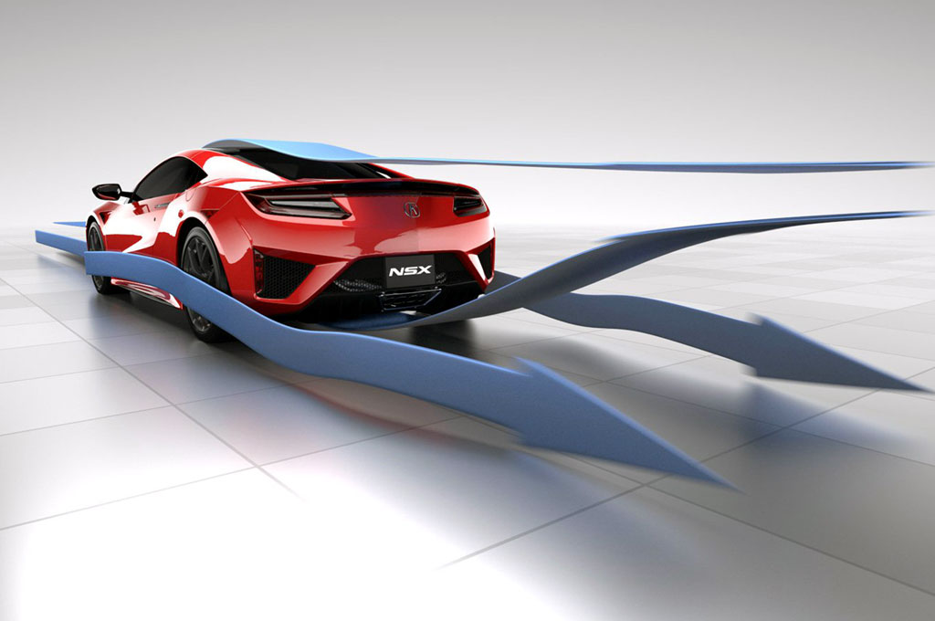 Begini Aerodinamika Acura NSX 2017 Dibangun