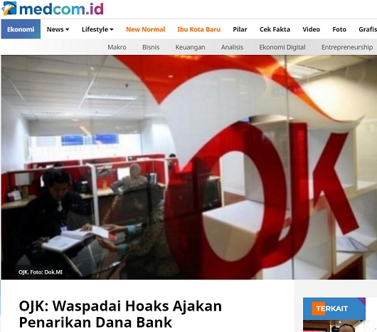 [Cek Fakta] Ajakan Ramai-Ramai Tarik Simpanan Uang di Bank Sebelum Krisis? Ini Faktanya