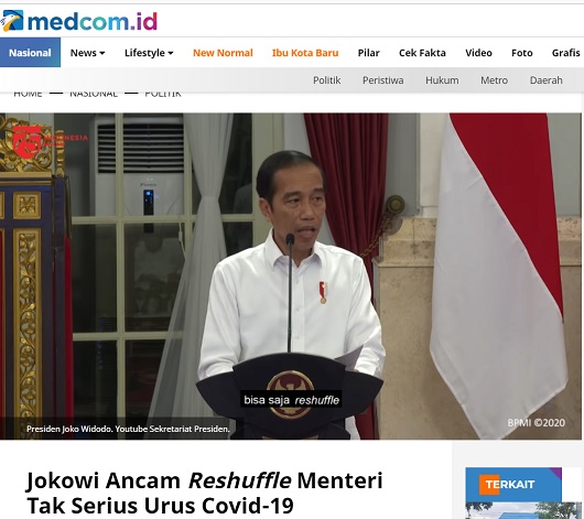 [Cek Fakta] Prabowo Bakal Kena <i>Reshuffle</i> Kabinet? Ini Faktanya